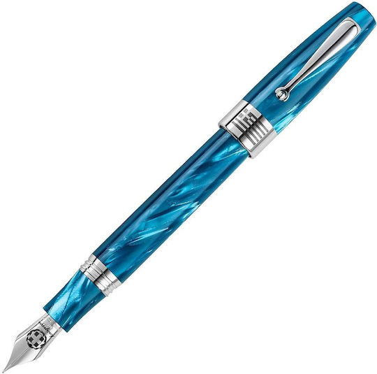 Montegrappa Pelikan Füllfederhalter Medium Rot mit Rot Tintenfarbe
