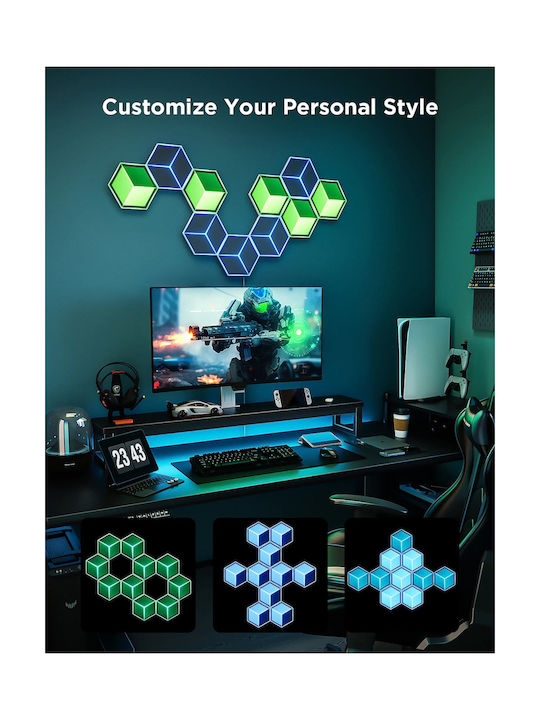 Govee Gaming Wall Glide Hexa Ultra Light Panels 7pcs Eu H606a