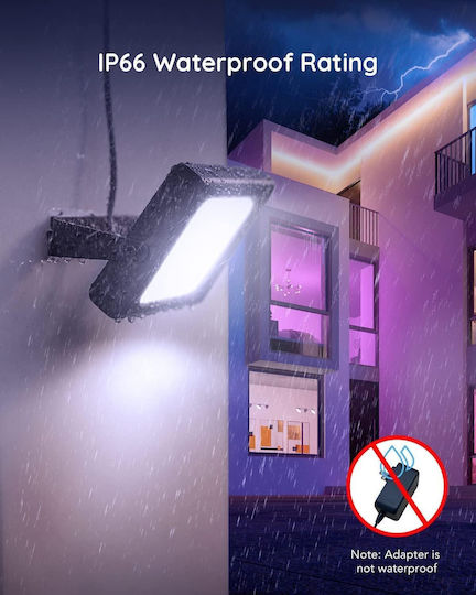 Govee Outdoor Led Rgbicww Smart Flood Lights 4pack H7060