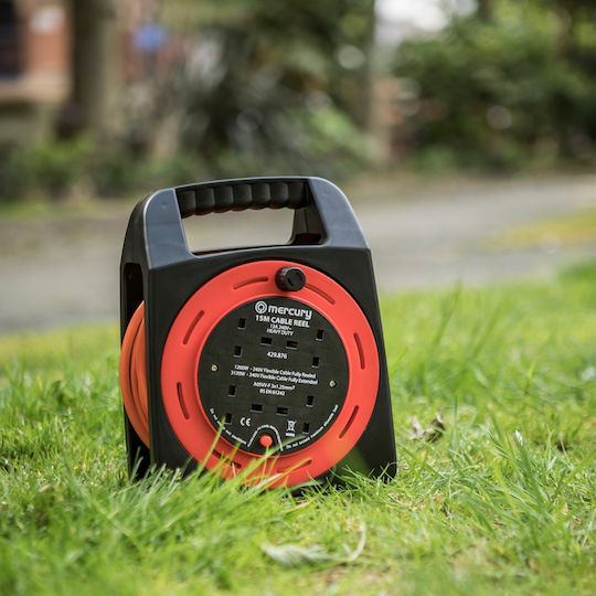 Mercury 4-gang Extension Reel 15.0m 429.876uk