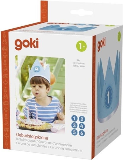 Blue Birthday Crown Goki 60680