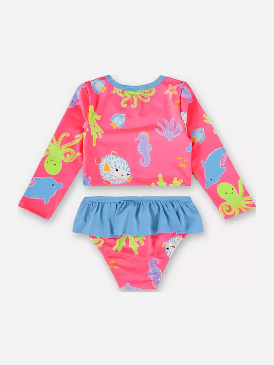 Up Kinder Badeanzug Bademoden-Set Fuchsia