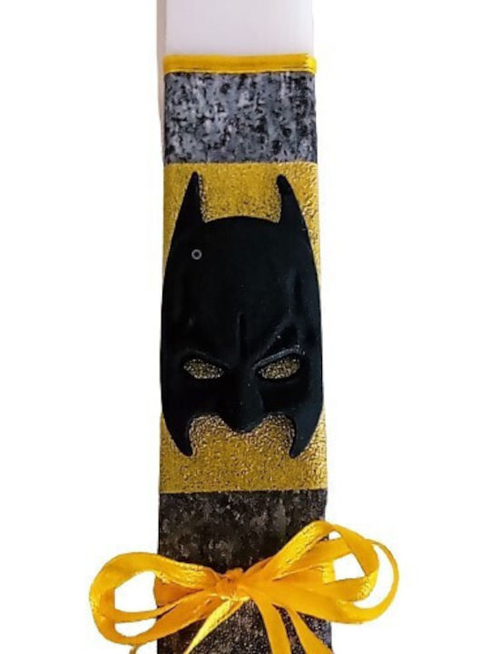 Λαμπάδα Batman Στρογγυλή Λευκή