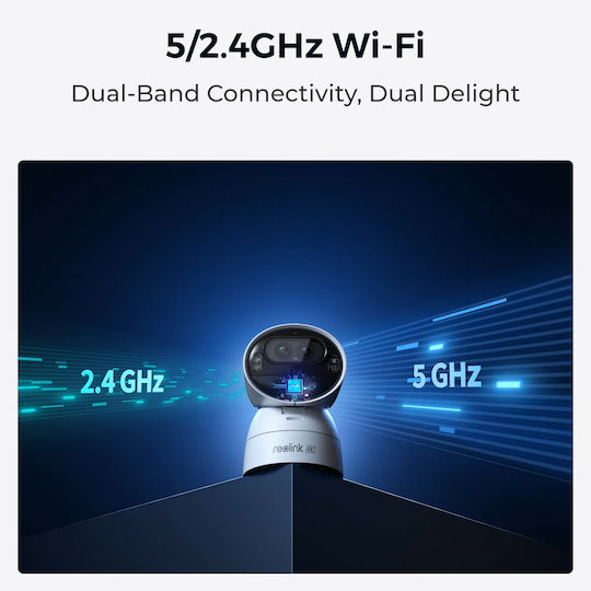Reolink Argus Series B730 IP Dual Κάμερα Παρακολούθησης Wi-Fi 4K Μπαταρίας με Αμφίδρομη Επικοινωνία και Φακό 2.8mm