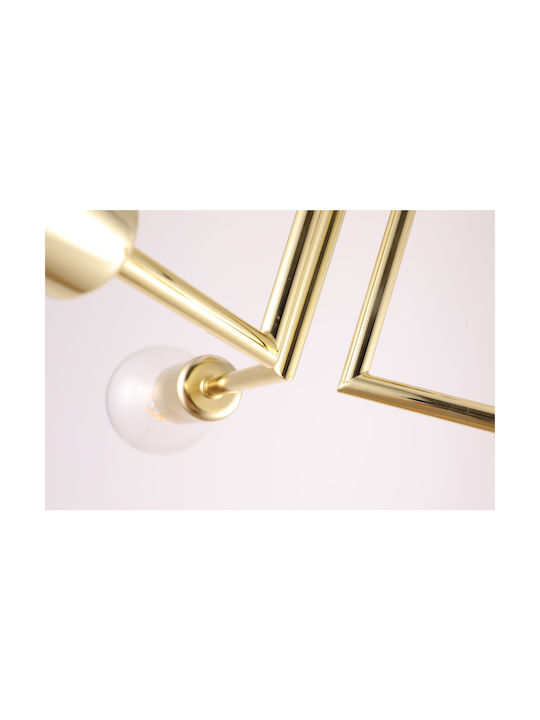 Agora Lighting Plafonieră de Tavan 49buc Aurie cu Soclu E27