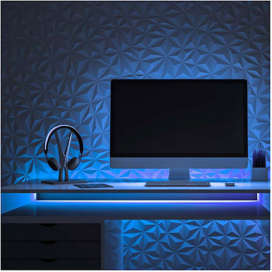 V-TAC Waterproof LED Strip 220V Blue Light 10m Type SMD2835