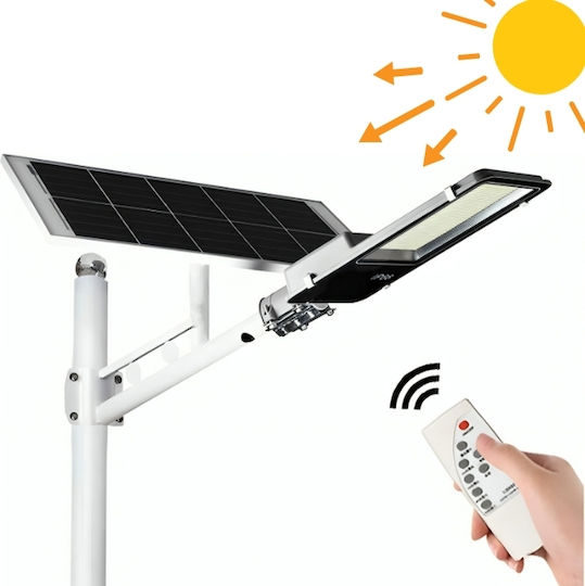 Rixme Ηλιακό Φωτιστικό Δρόμου 200W Ψυχρό Λευκό 6000K με Τηλεχειριστήριο