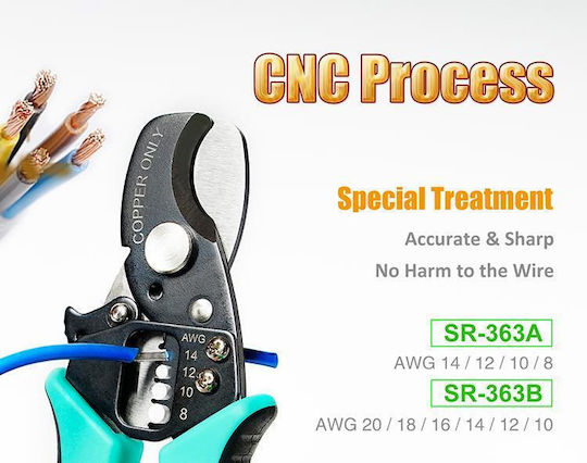 Proskit Cutter Cable Stripper 168mm Sr-363b