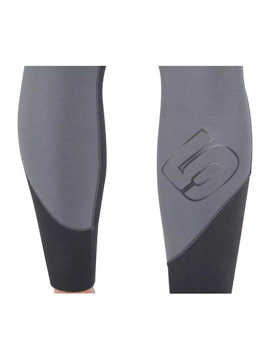 Mares Dual Full Wetsuit Double-Lined with Zip Black 5mm