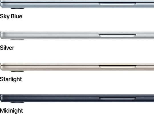 Apple MacBook Air 15.3" IPS Retina Display (M4-10-Core/16GB/512GB SSD/10-Core GPU) with 35W Charger (Dual Port) Midnight (International English Keyboard)