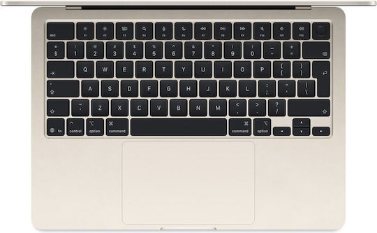 Apple MacBook Air 13,6" Ecran Retina Panou IPS (M4-10 Nuclee/24GB/512GB SSD/10-Core GPU) cu Încărcător 35W Dublu Port Starlight Tastatură International English