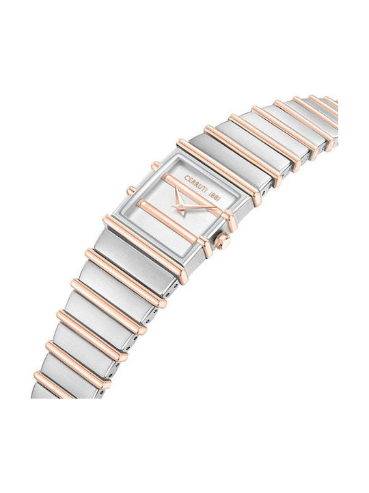 Cerruti Ceas de Damă cu Argintiu Brățară Metalică
