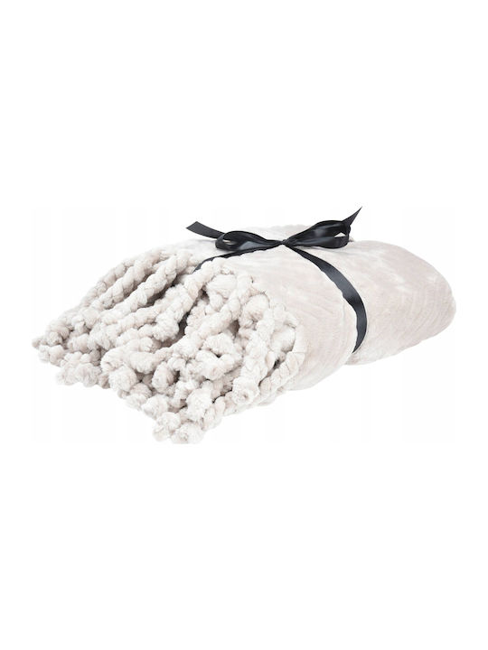 Home&Styling Collection Κουβέρτα Βελουτέ Καναπέ με Κρόσσια 130x160εκ. Boho