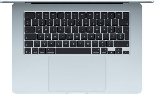Apple MacBook Air 15.3" IPS Retina Display (M4-10-Core/16GB/512GB SSD/10-Core GPU) με Φορτιστή 35W (Dual Port) Sky Blue (US Keyboard)