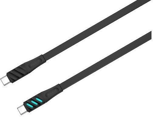 Havit Regular USB 2.0 Cablu USB-C bărbătesc - USB-C 27W Negru 1m (CB6255)