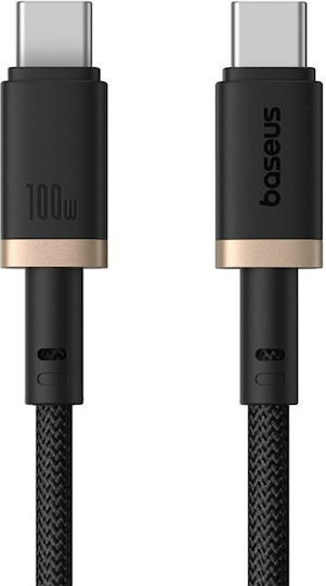 Baseus Dura USB 2.0 Kabel USB-C männlich - USB-C 100W PD Schwarz 2m P10377803U01-02