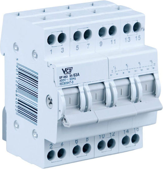 Sf463 Installation Switch 1-0-2 4p 63a Network Power Selection