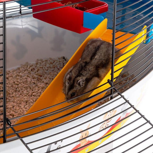 Ferplast Circus Fun Cușcă pentru Rozătoare Cusca pentru hamster 49.5x34x42.5cm