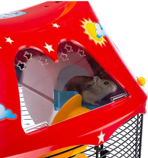 Ferplast Circus Fun Cușcă pentru Rozătoare Cusca pentru hamster 49.5x34x42.5cm