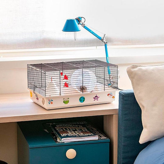 Ferplast Criceti 9 Space Cușcă pentru Rozătoare Cusca pentru hamsteri 46x29.5x23cm Alb 46x29.5x23cm 57009060