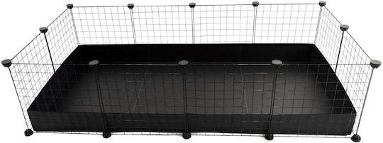 C&C C&C Modular Cage Cușcă pentru Rozătoare Negru 145x75x37cm