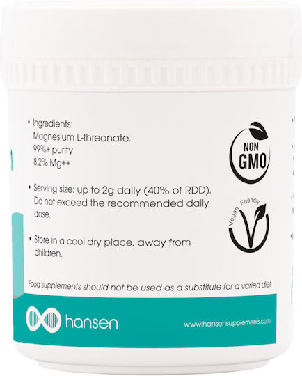 Echter Hansen Magnesium L-threonate 99% με Βιταμίνη C 20gr