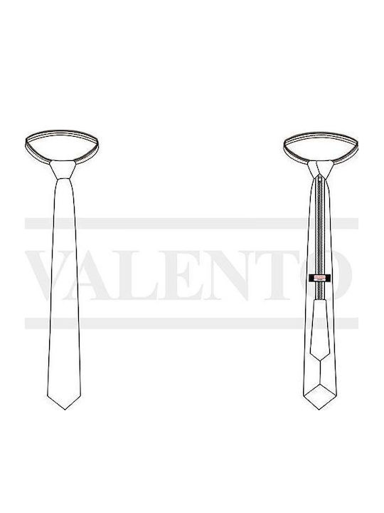 Valento Casino Ανδρική Γραβάτα Mahogany Garnet