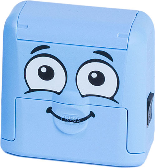 Colop Stamp in English Language with Blue Ink