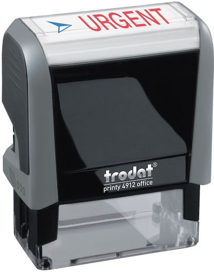 Trodat Rectangular Self-Inking Stamp with Greek Text and Black Ink