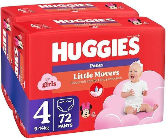Huggies Πάνες με Αυτοκόλλητο No. 4 για 9-14kg 72τμχ