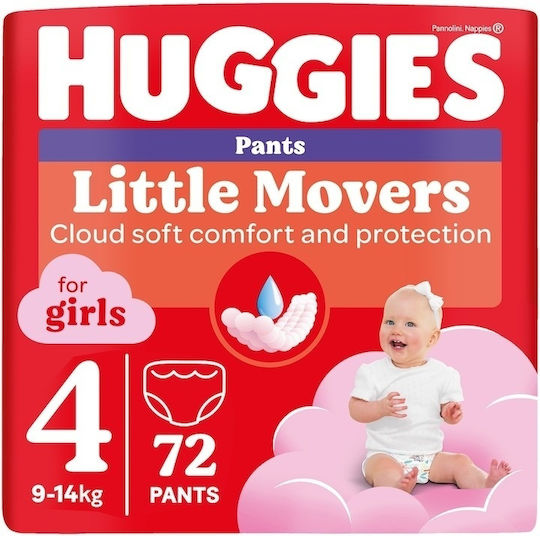 Huggies Πάνες με Αυτοκόλλητο No. 4 για 9-14kg 72τμχ