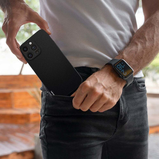 Калъф Sonique Carbon Series за Realme Note 60 4G Черен