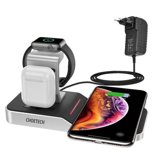 Choetech Ασύρματος Φορτιστής (Qi Pad) 10W Μαύρος (T316)