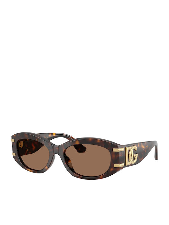 Dolce & Gabbana Gold Sunglasses with Horn-Rimmed Frame Dolce & Gabbana Gold Sunglasses with Horn-Rimmed Frame
