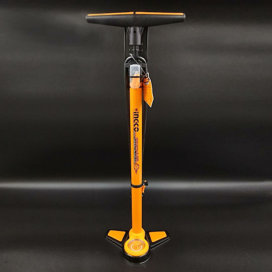 Ingco Hand Pump for Inflatables Double Action with Pressure Gauge