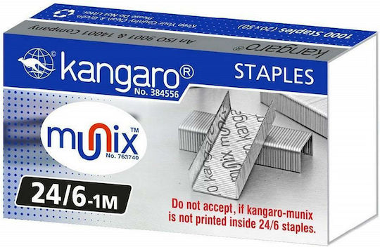 Kangaro Σύρματα Съединители 24/6 1000бр 192Σ246