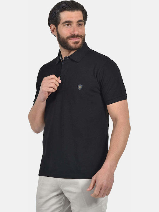Polo Short Sleeve Blouse Black