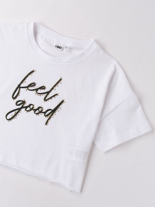 Παιδικό T-shirt Optical White