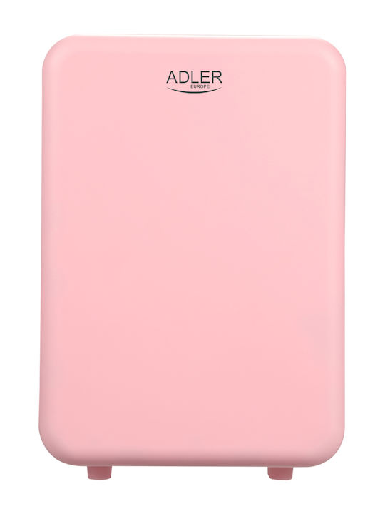 Adler Ψυγείο Καλλυντικών 4lt με Ράφι & Λειτουργία Θέρμανσης Ροζ 42W