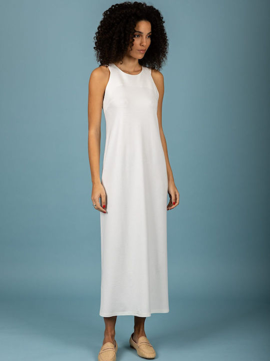Summer Maxi Dress Ecru