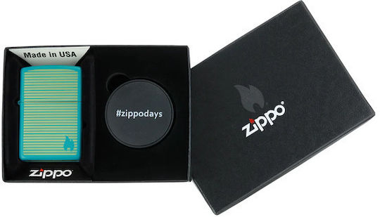 Zippo Lighter Flame in Blue color