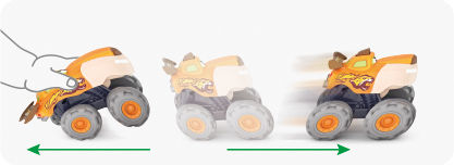 Jucarii Bebe Monster Truck Angry Leopard Camion