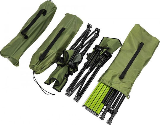 Royokamp Aluminum Table Set for Camping Foldable Green