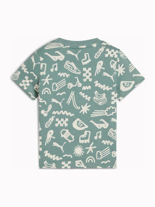PUMA T-shirt Green Moon