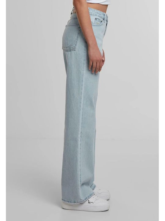 Signature Women's Jean Trousers in Straight Line Blue