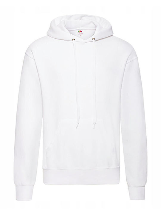 Men's Hooded Sweatshirt White