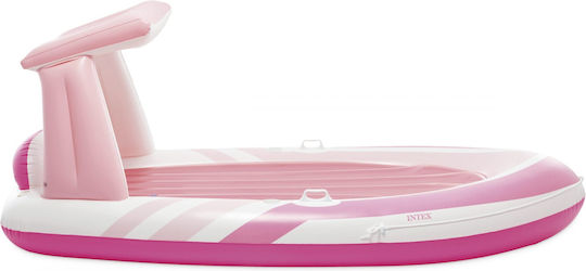 Intex Φουσκωτό Στρώμα Θαλάσσης Ροζ 183x119cm