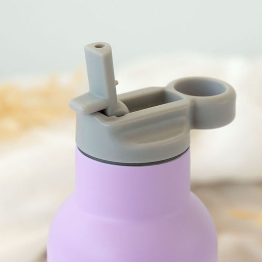 Kiokids Παιδικό Παγούρι Θερμός Ανοξείδωτο Λιλά 350ml