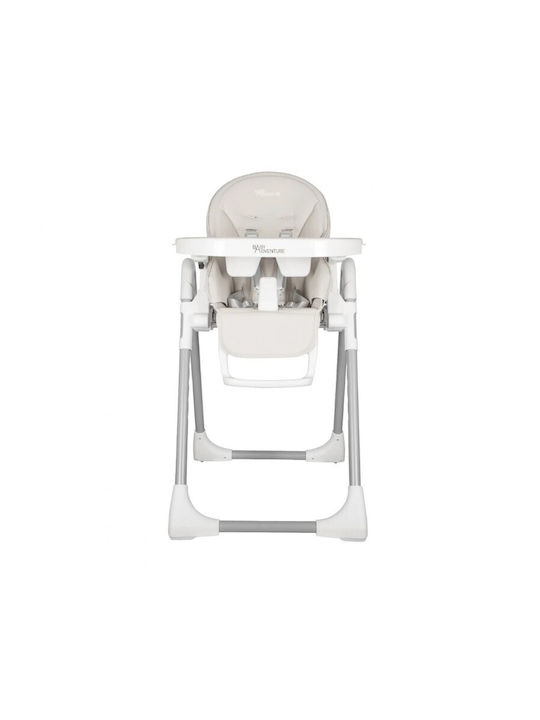 Baby Adventure Viva 2 Foldable Baby Highchair With Adjustable Height Grey