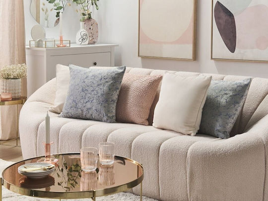 Beliani Gray Throw Pillow 45x45cm